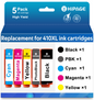 410XL Ink Cartridges for Epson 410 Ink Cartridges for 410 ink (Black Photo-Black Cyan Magenta Yellow)